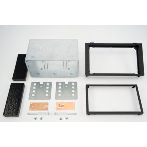 2-DIN Ramme Saab 9.3, 2006->, Sort