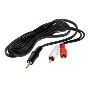 Stereo jack 3,5 mm > RCA stik, 150cm