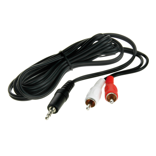Stereo jack 3,5 mm > RCA stik, 150cm