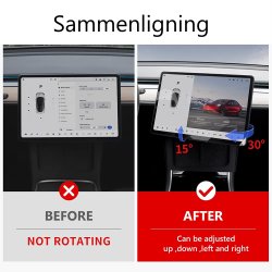 Drejebeslag til bilens skrm - Tesla 3/Y
