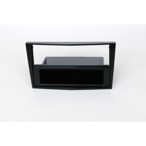 1-DIN ramme Opel - diverse modeller - med skuffe - sort