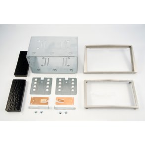 2-DIN radioramme Opel - diverse modeller - antracit