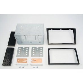 2-DIN radioramme Opel - diverse modeller - sort