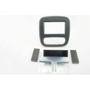 2-DIN radioramme Opel, Renault & Nissan - sort