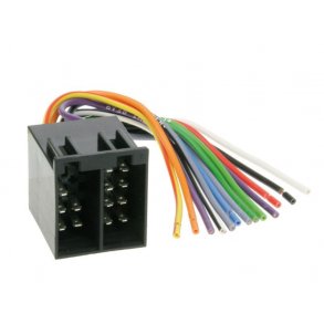 ISO strm/hjttaler stik - han til lse ender