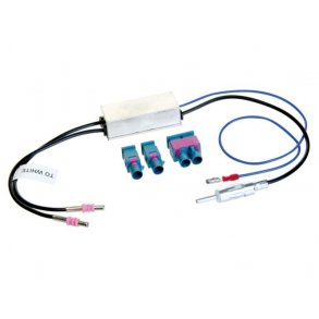 Dobbelt fakra adapter til DIN radio