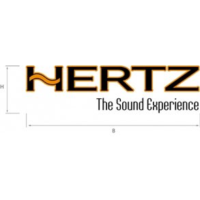 Hertz sticker - The Sound Experience, 370X95mm