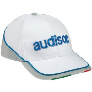 Audison cap hvid/bl