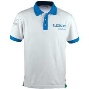 Audison hvid polo shirt - xl