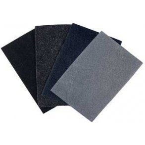 Bekldningsfilt - antracit med limbagside