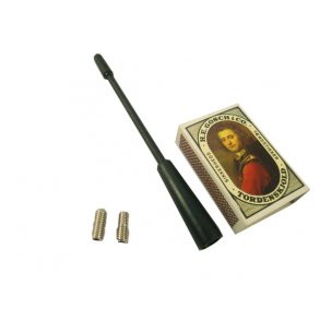 Universal antenne pisk 14cm, 5/6mm gevind