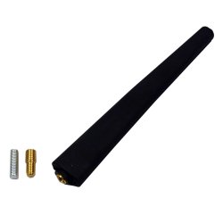 Universal oval antenne pisk 12,5cm, 5/6mm gevind