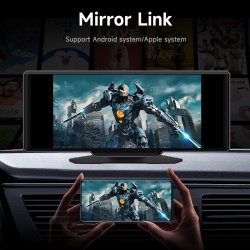 10,26&#34; multimedia skrm med indbygget dashcam og trdls Apple Carplay & Android Auto