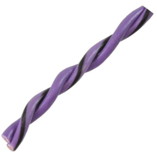 Hjttalerkabel snoet 2x1,5mm, violet og violet/sort, meterml