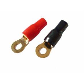 Ring Terminal 25mm2 25 Rde + 25 Sorte 8mm 