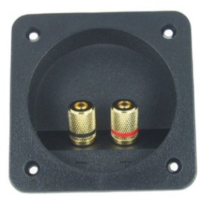 Subwoofer terminal rund 68mm