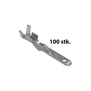 Terminaler til ISO han stik - 100 Stk.