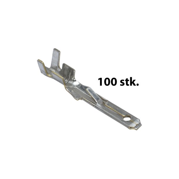 Terminaler til ISO han stik - 100 Stk.