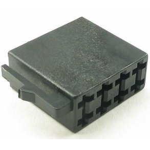 ISO hun hus til power 8 pins - sort - 1 stk.