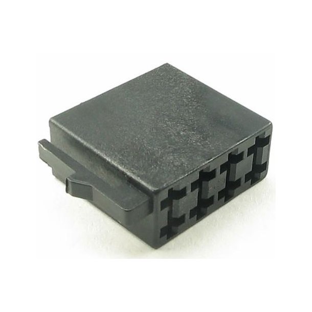 ISO hun hus til power 8 pins - sort - 1 stk.