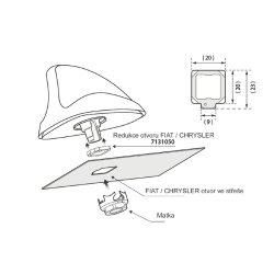 MTA/Calearo hul adapter til Fiat