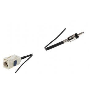 MTA/Calearo tilslutningskabel 3m, fakra til DIN til AM/FM med ls strmforsyning