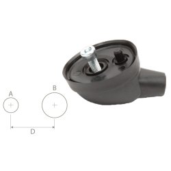 MTA/Calearo tagantenne med 41cm pisk