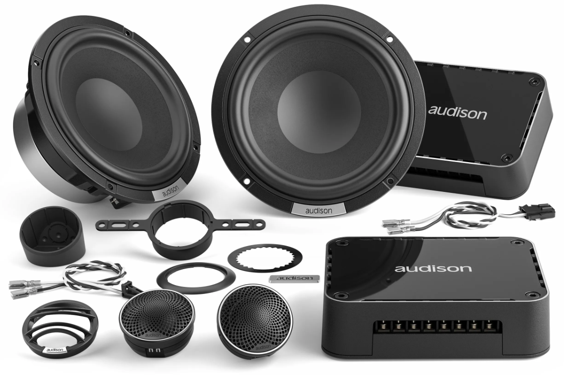 Audison Voce II high end komponent sæt 165mm - 2-vejs Woofer+diskant ...