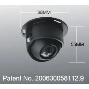 Bakkamera CCD 120G halv kugle form med nat lys