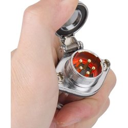 Trailer spiral kabel til bakkamera m/MS stik