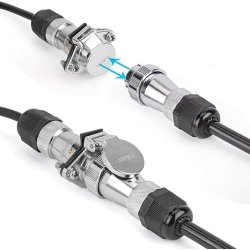 Trailer spiral kabel til bakkamera m/MS stik