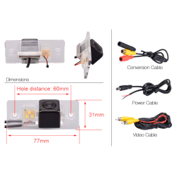 Bakkamera, CCD - VW, Porsche & Skoda