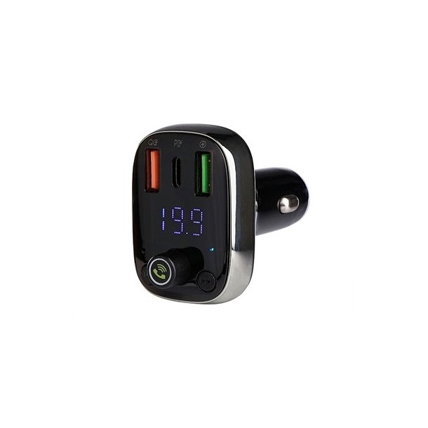 WayMe FM trasmitter med billader - 12/24V