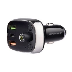 WayMe FM trasmitter med billader - 12/24V