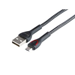 WayMe ladekabel braided USB-A > Micro USB, 200cm