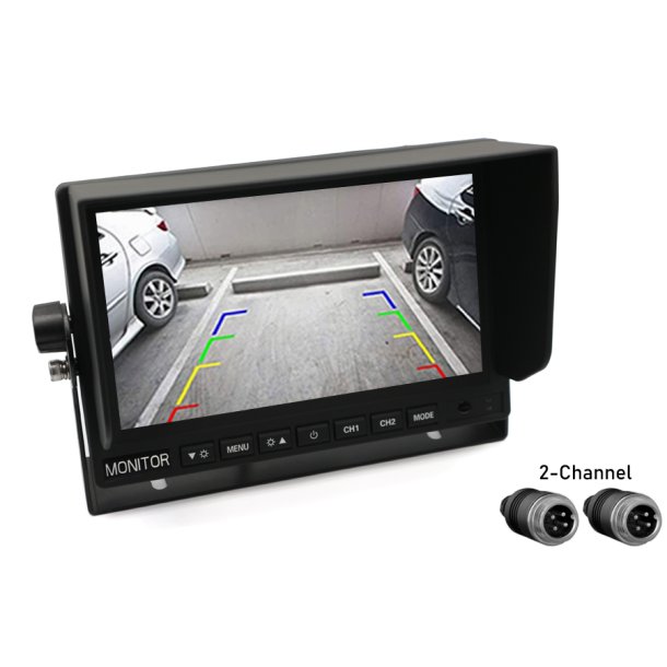 7&#34; TFT monitor til bakkamera