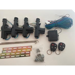 4 drs fjernbetjent centrallsst