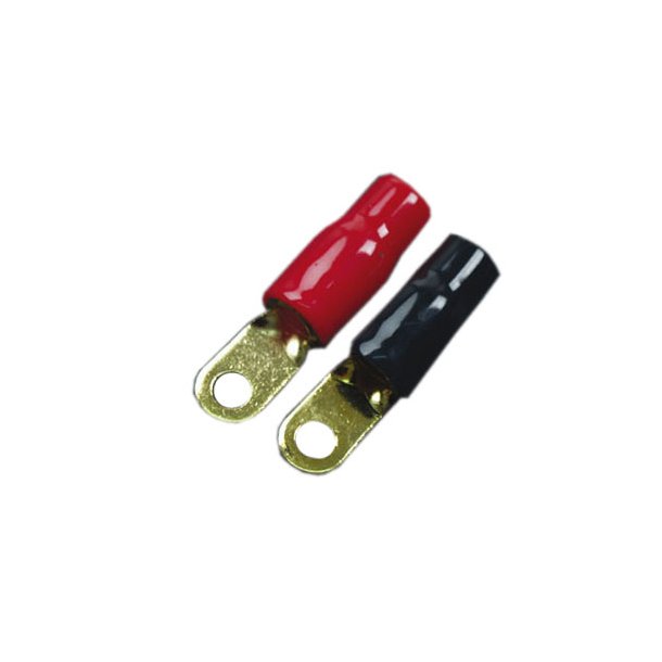 Ringterminal For 20 mm2 1 Rd/1 Sort 6,4mm