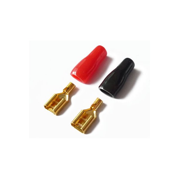 Kabelsko 6,3mm, 4St, 2,5mm2