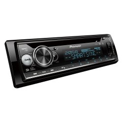 Pioneer enkelt DIN bilradio med CD-afspiller og DAB