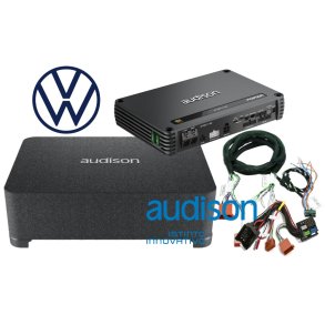 Audison forstrker pakke med subwoofer til diverse VW modeller.