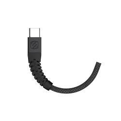 Strikeline Braided ladekabel lightning til USB-C - 240 cm - sort