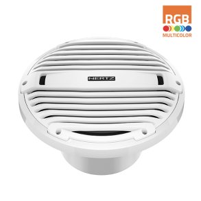 Hertz marine subwoofer m/RGB lys 250mm/10" - 2 ohm - white