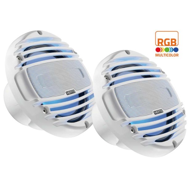 Hertz marine coax h�jttaler m/RGB lys 165mm