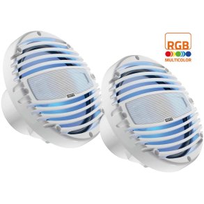 Hertz marine coax h�jttaler m/RGB lys 200mm/8" - hvid