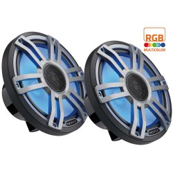 Hertz marine coax h�jttaler m/RGB lys 200mm/8" - sort