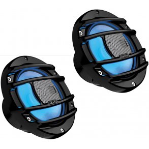 Hertz marine coax hjttaler m/RGB lys 200mm/8" - sort