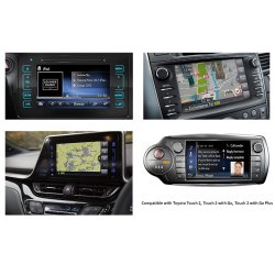 Kamera tilslutningskabel til original Toyota radio - 28 pin