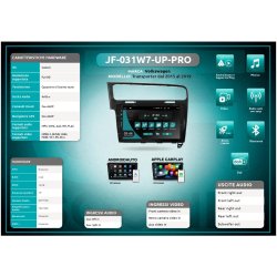JF Sound android radio til Golf VII - sort