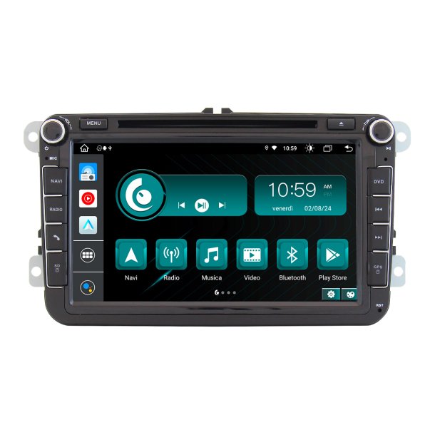 JF Sound multimedia system m./DVD til VW, Seat og Skoda